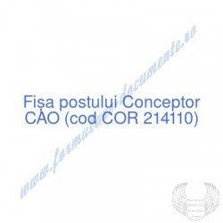 Conceptor CAO (cod COR...