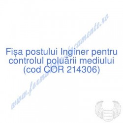 Inginer pentru controlul...