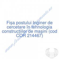Inginer de cercetare în...