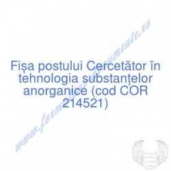 Cercetător în tehnologia...