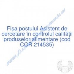 Asistent de cercetare în...