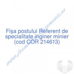 Referent de specialitate...