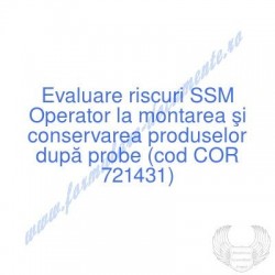 Operator la montarea şi...
