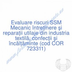 Mecanic întreţinere şi...
