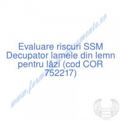 Decupator lamele din lemn...