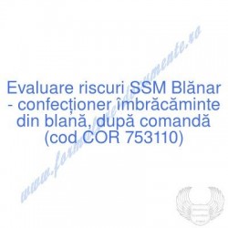 Blănar - confecţioner...