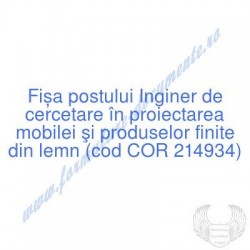 Inginer de cercetare în...