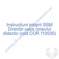 Director casa corpului...