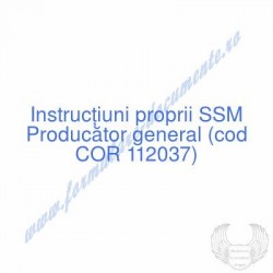 Producător general (cod COR...