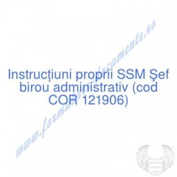 Şef birou administrativ...