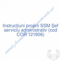 Şef serviciu administrativ...