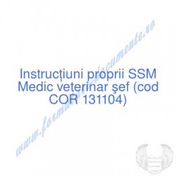 Medic veterinar şef (cod...
