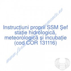 Şef staţie hidrologică,...