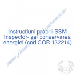 Inspector- şef conservarea...