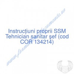 Tehnician sanitar şef (cod...