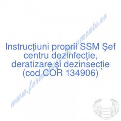 Şef centru dezinfecţie,...