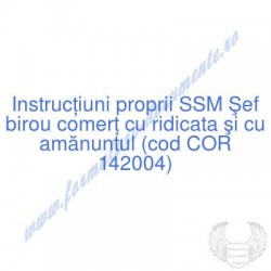 Şef birou comerţ cu...
