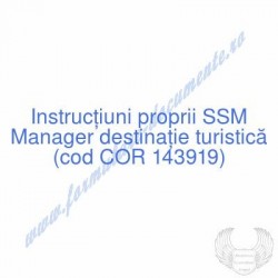 Manager destinație...