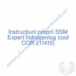 Expert hidrogeolog (cod COR...
