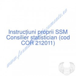 Consilier statistician (cod...