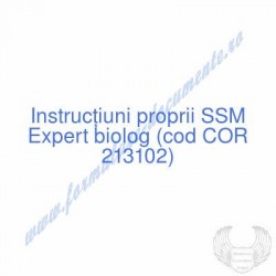 Expert biolog (cod COR...
