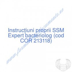 Expert bacteriolog (cod COR...