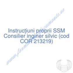 Consilier inginer silvic...