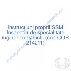 Inspector de specialitate...