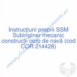 Subinginer mecanic...