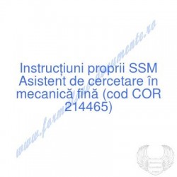 Asistent de cercetare în...