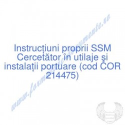 Cercetător în utilaje şi...