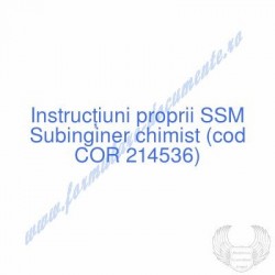 Subinginer chimist (cod COR...
