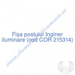 Inginer iluminare (cod COR...