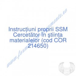 Cercetător în ştiinţa...
