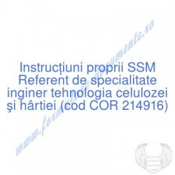 Referent de specialitate...