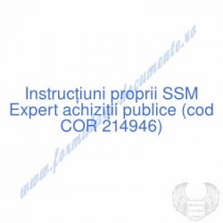 Expert achiziţii publice...