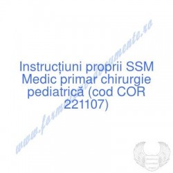 Medic primar chirurgie...