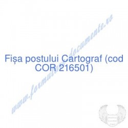 Cartograf (cod COR 216501)...