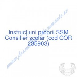 Consilier şcolar (cod COR...