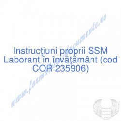 Laborant în învăţământ (cod...