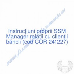 Manager relaţii cu clienţii...