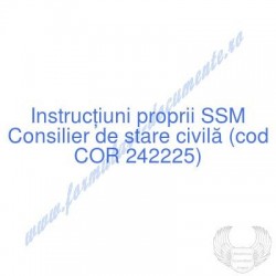 Consilier de stare civilă...