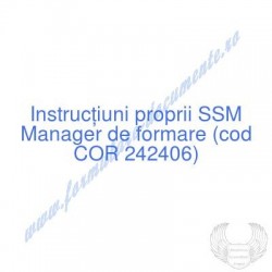 Manager de formare (cod COR...