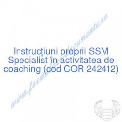 Specialist în activitatea...