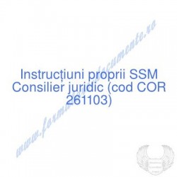Consilier juridic (cod COR...