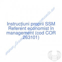 Referent economist în...
