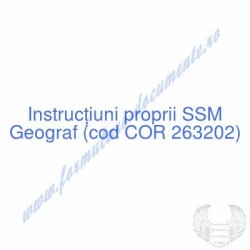 Geograf (cod COR 263202) -...