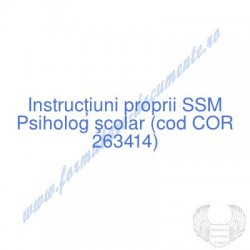 Psiholog şcolar (cod COR...
