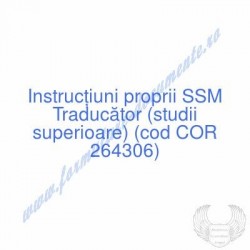 Traducător (studii...