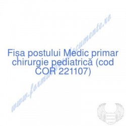 Medic primar chirurgie...